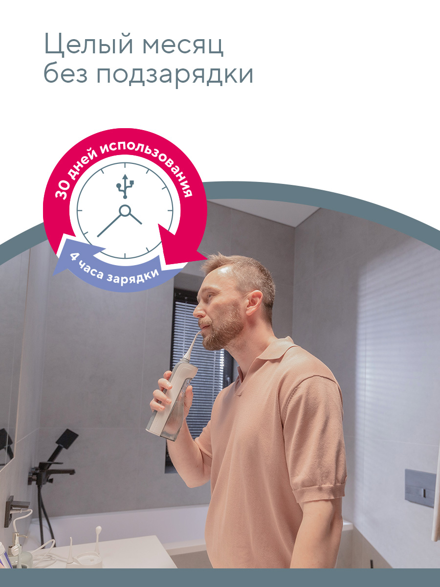 Ирригатор B.Well импульсный 3 реж. - фото 7