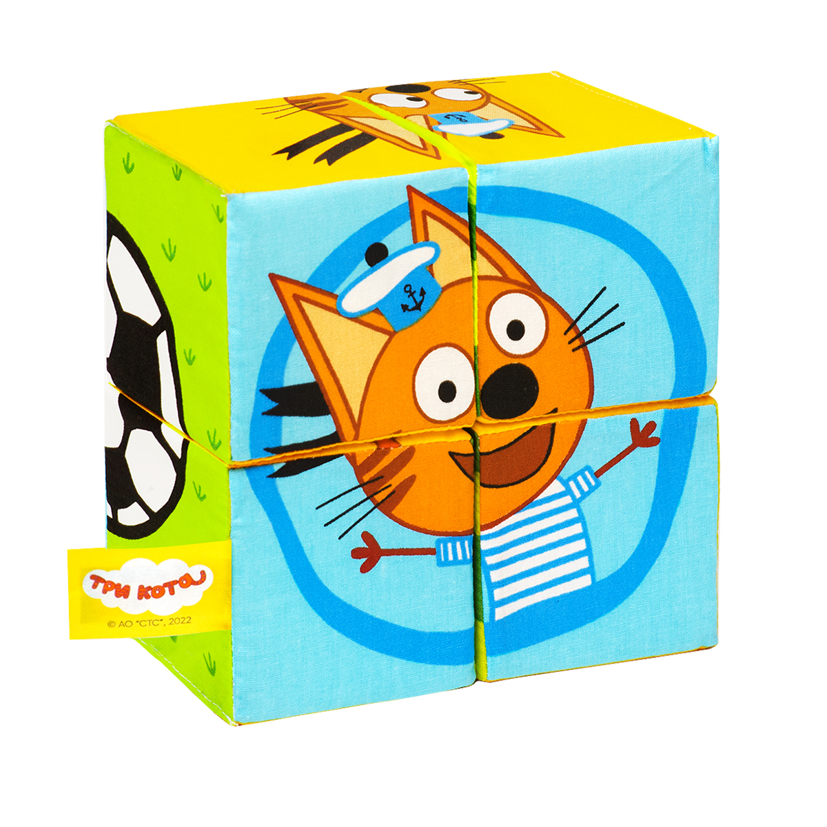 Игрушка Мякиши кубики Три Кота Собери Коржика - фото 7