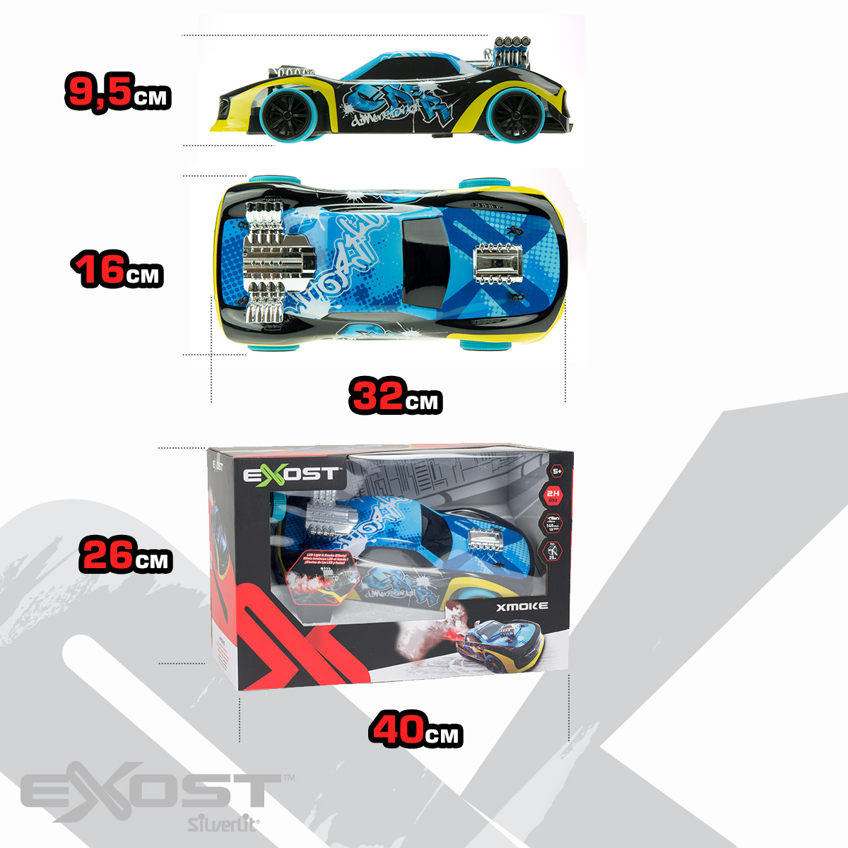Болид РУ Exost 1:14 - фото 5