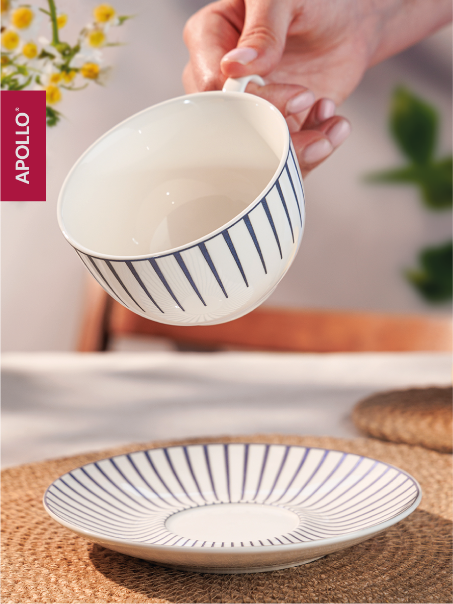 Чайная пара APOLLO 245 мл, синий - фото 6