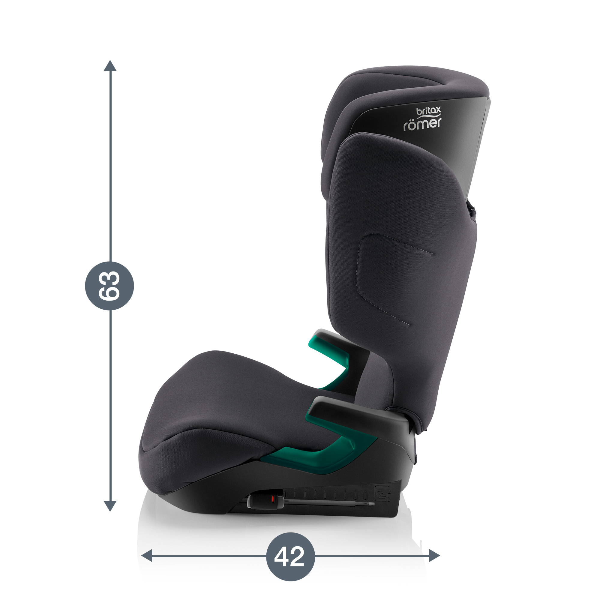 Автокресло Britax Roemer Discovery Plus 2 Midnight Grey Isofix 2/3 (15-36 кг) - фото 6