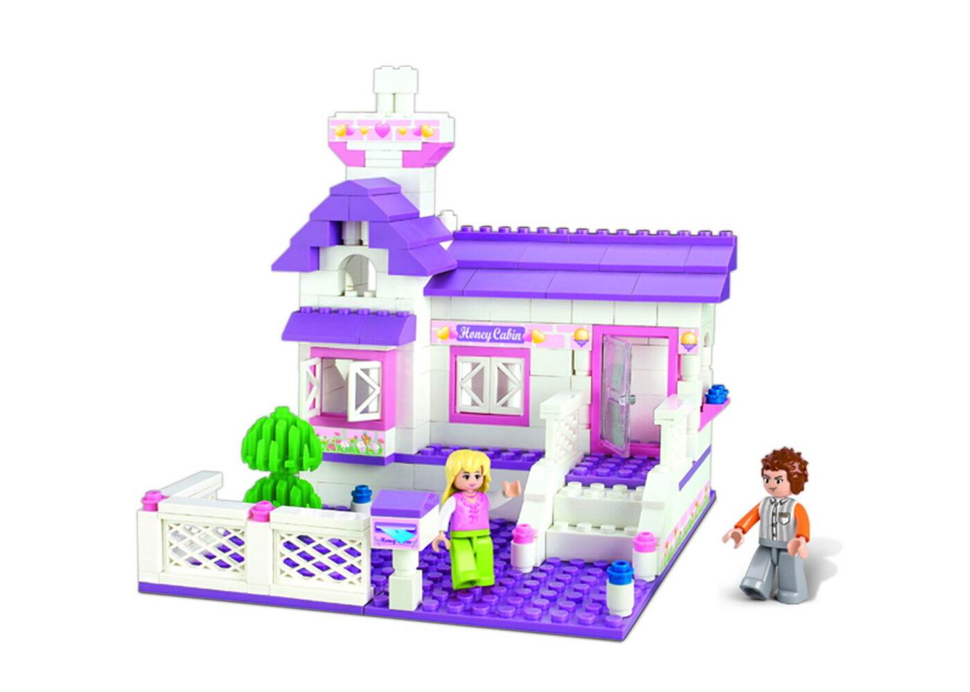 Конструктор SLUBAN Розовая мечта Коттедж - фото 2