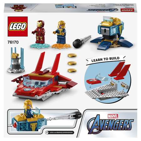 Конструктор LEGO Marvel Super Heroes Iron Man vs. Thanos блочный