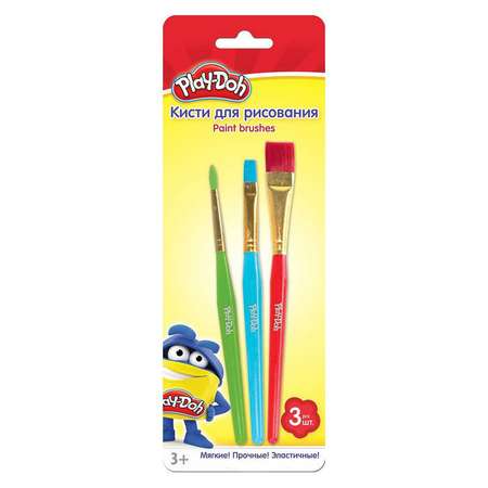 Кисть Kinderline 3 шт. (щетина)