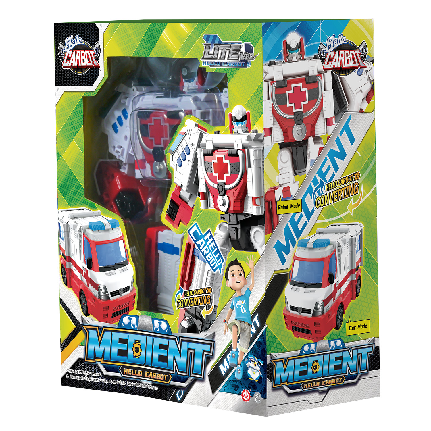 Игровой набор Hello Carbot Трансформер Medient 21 см S7 - фото 10