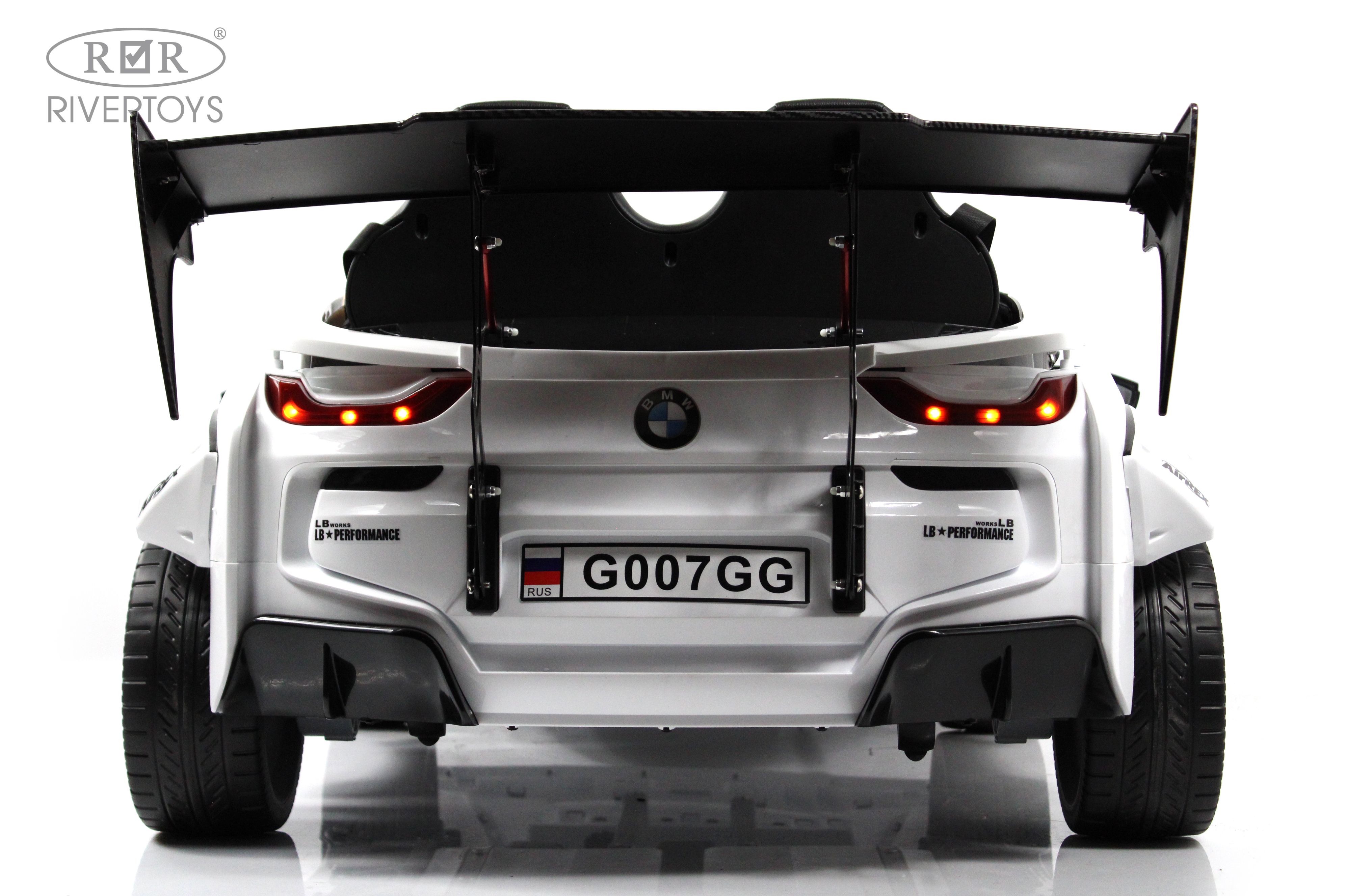 Электромобиль RIVERTOYS BMW G007GG-WHITE С пультом ДУ - фото 21