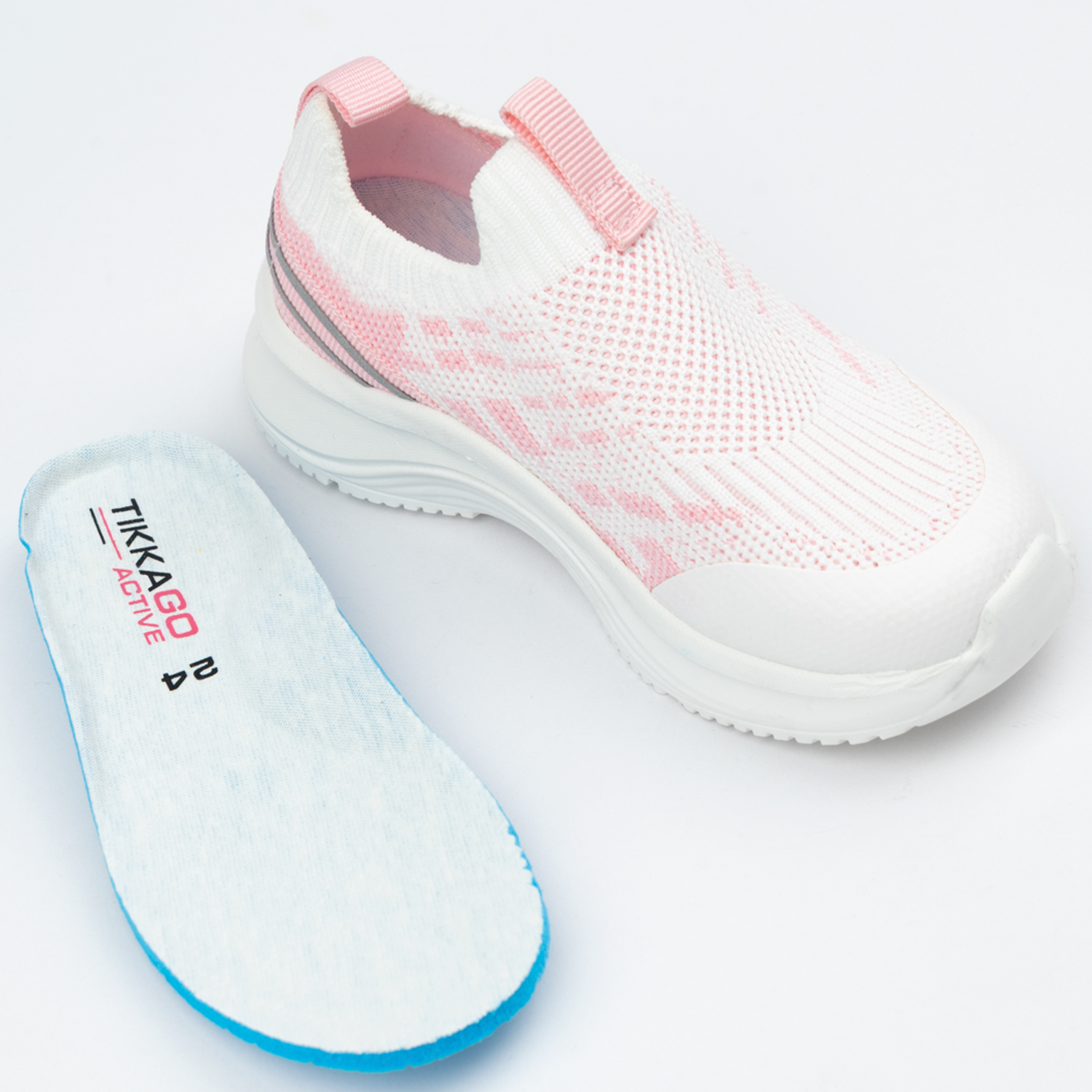 Кроссовки TikkaGo 8S02_59667_white-pink - фото 4