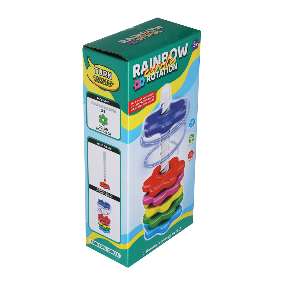 Игрушка Игроленд пирамидка Шестерёнки 8 деталей - фото 6