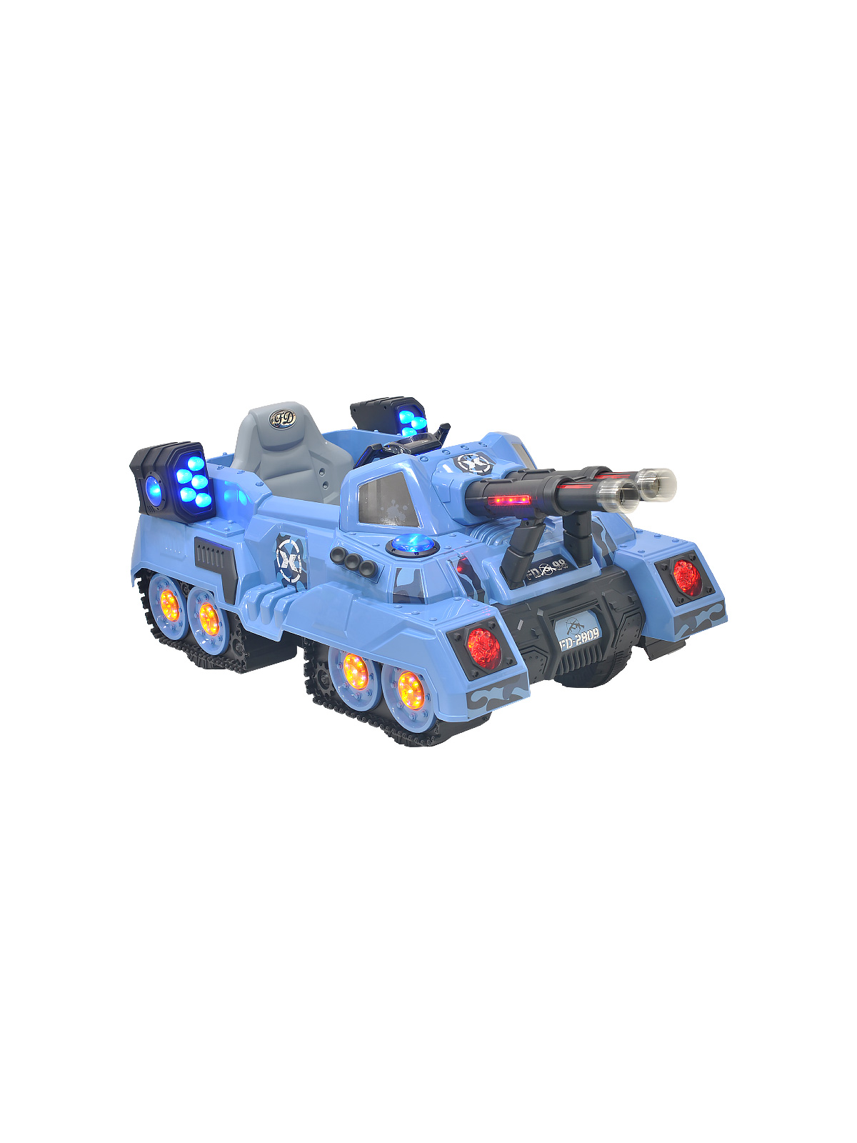 Автомобиль EVERFLO Tank Blue - фото 6