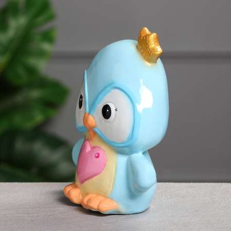 Копилка Sima-Land «Совушка» голубая