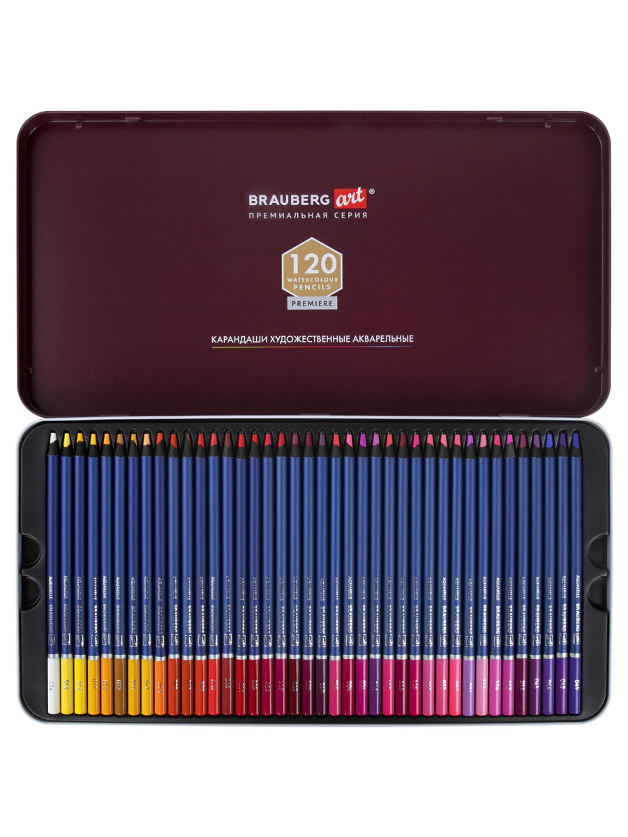 Карандаши акварельные Brauberg 120 шт. - фото 13
