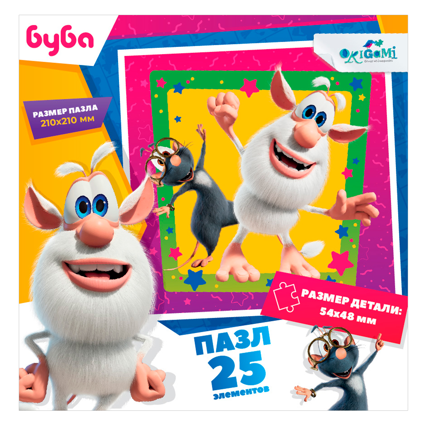 Пазл ORIGAMI Буба классический в ассортименте - фото 4