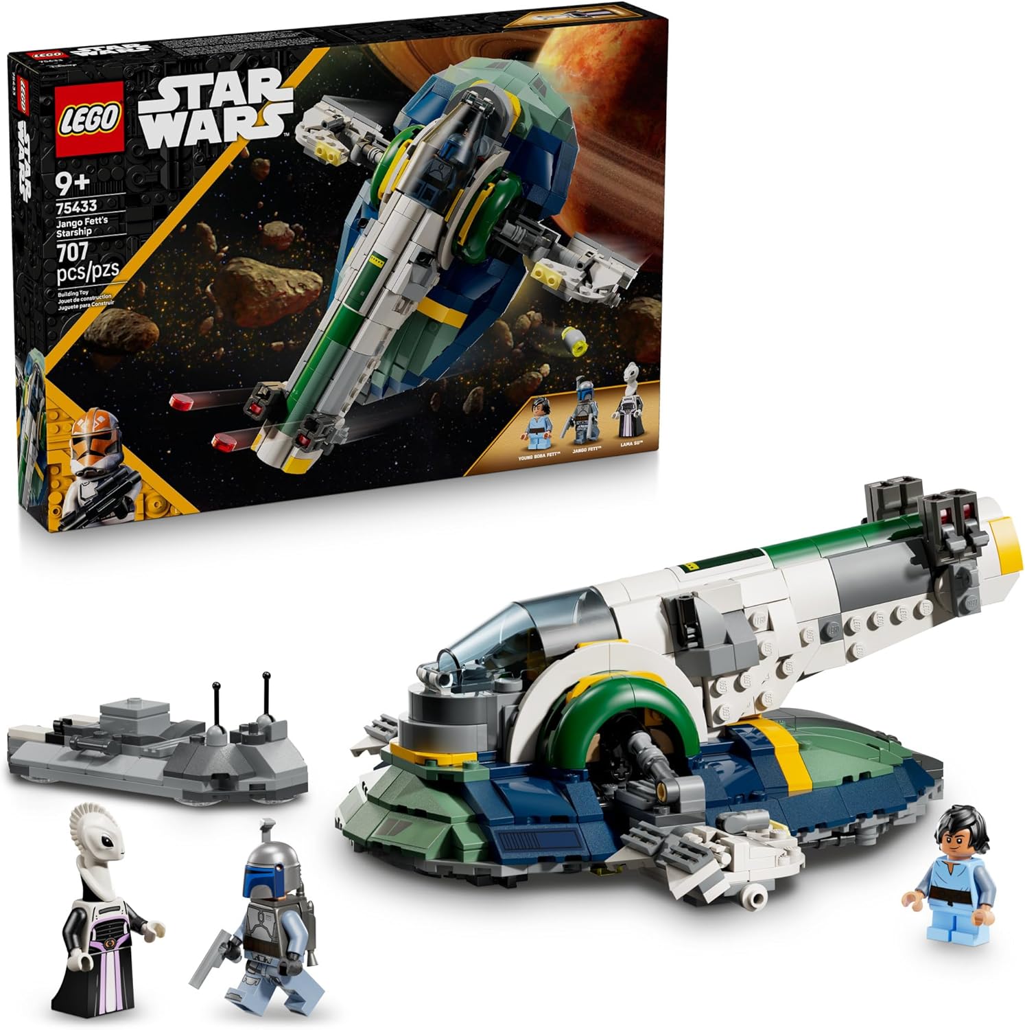 Конструктор LEGO Star Wars Корабль Джанго Фетта 707 дет. - фото 1