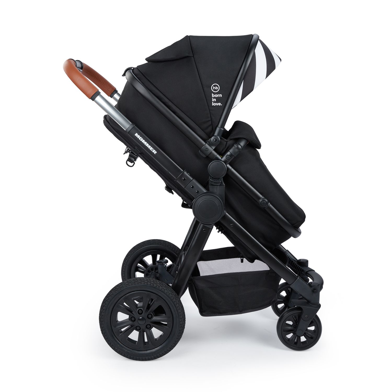 Коляска трансформер Happy Baby черный - фото 16