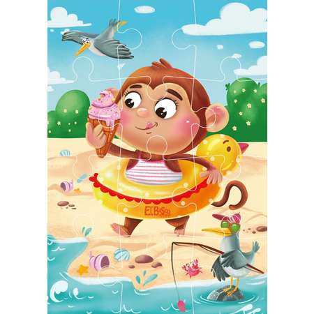 Пазл El BascoKids Лето мягкий