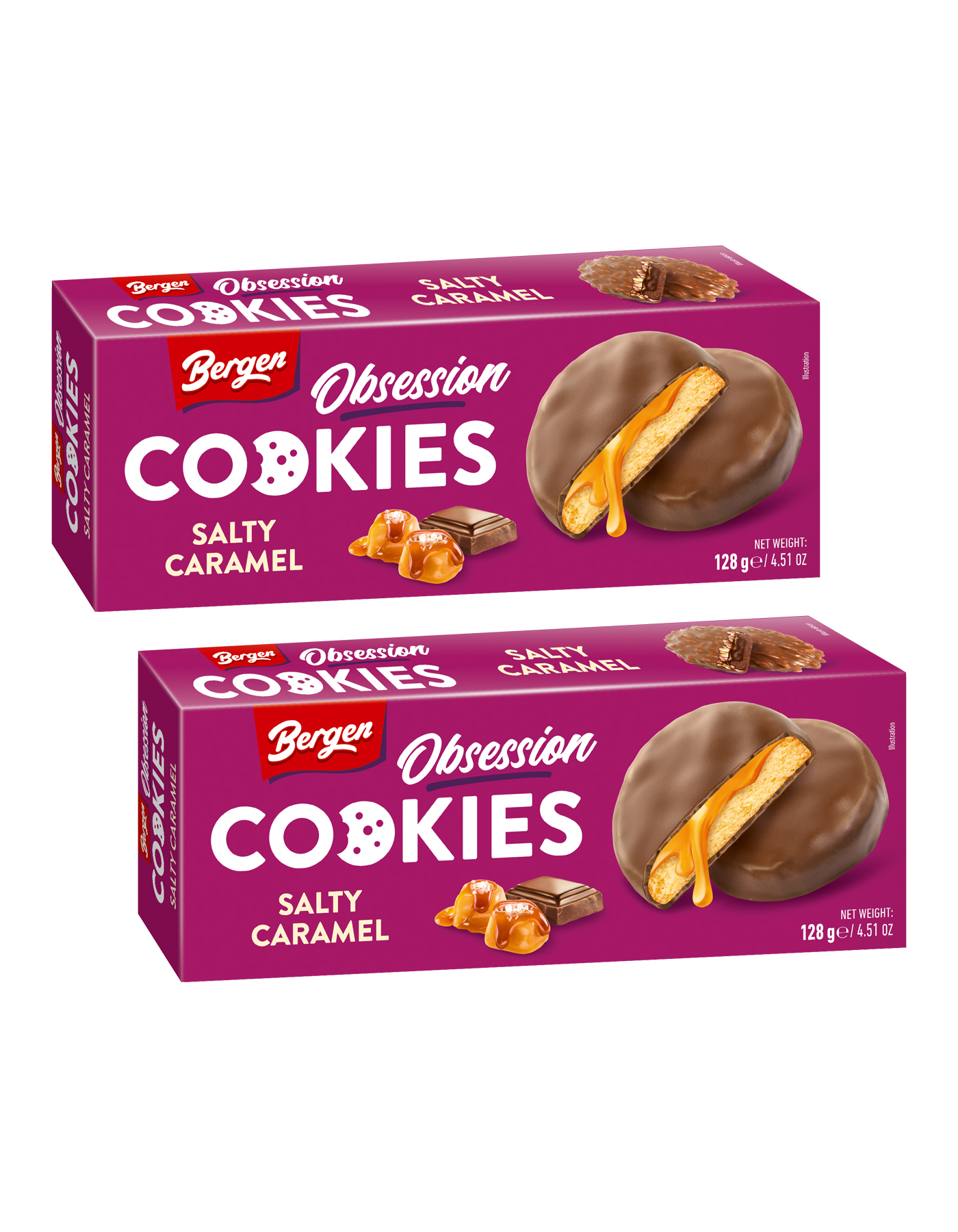 Печенье Bergen Obsession Соленая карамель - фото 1