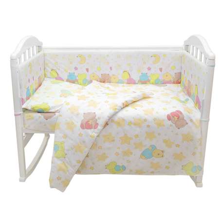 Борт в кроватку Baby Nice желтый