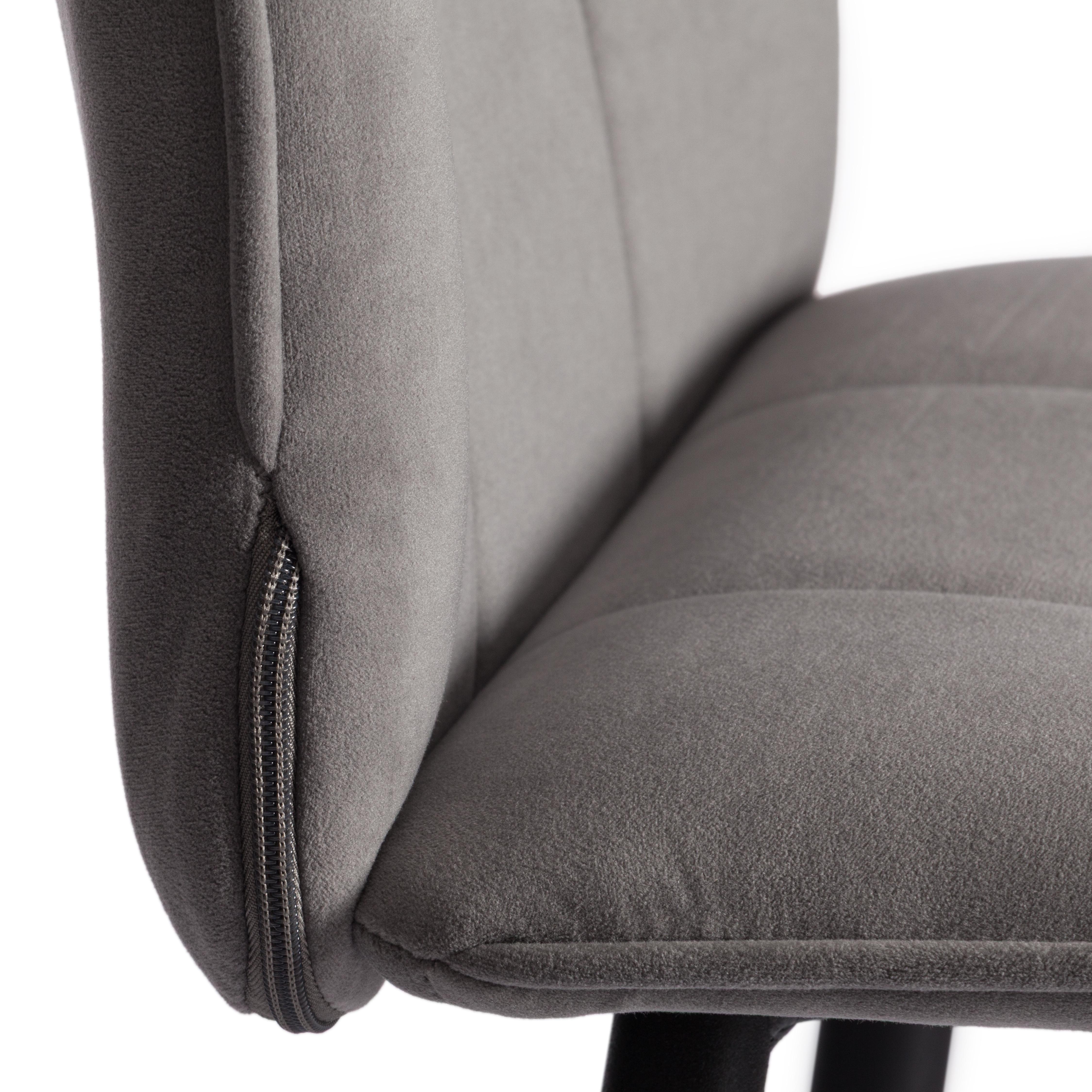 Стул TETCHAIR Bari велюр серый - фото 9
