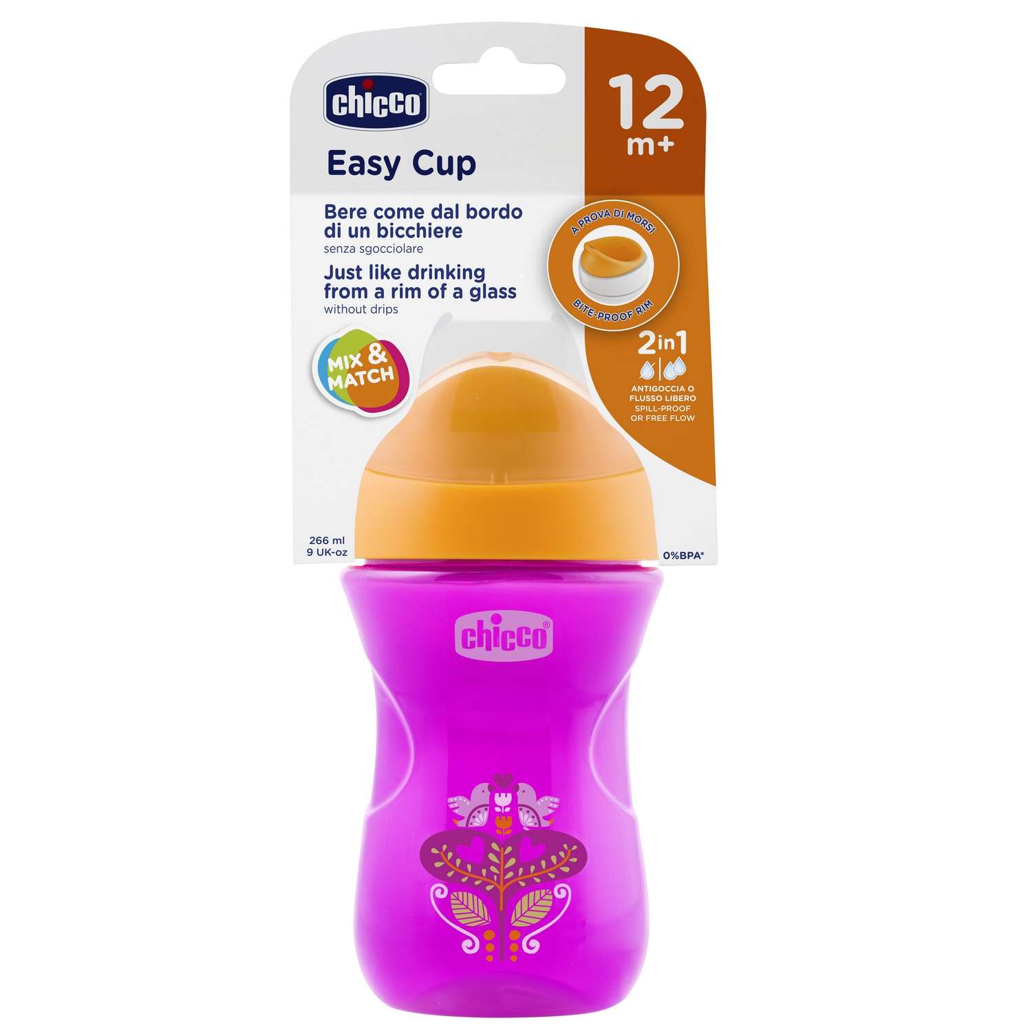 Поильник Chicco Easy Cup 266 мл - фото 3