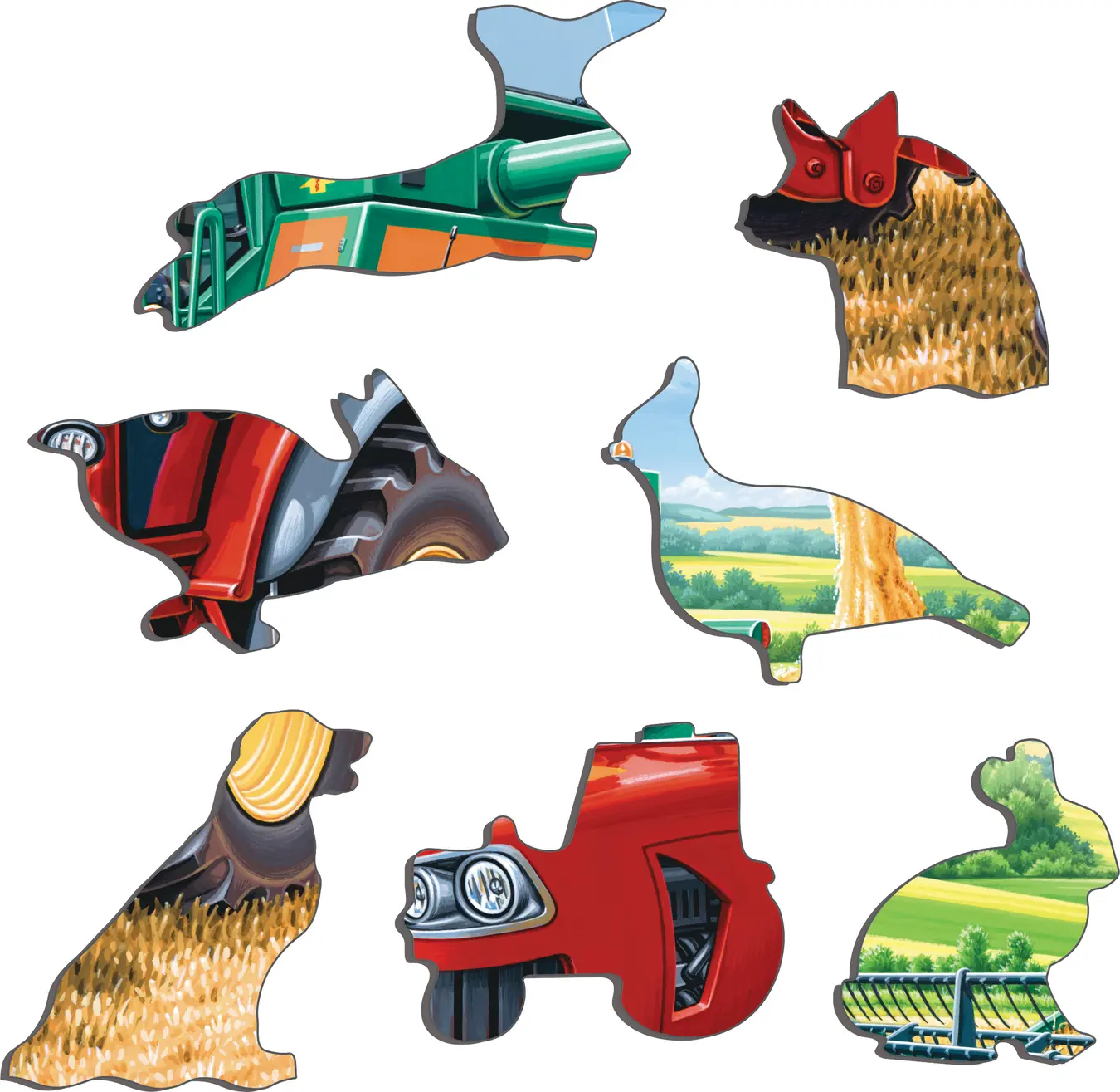 Пазл Larsen Сельскохозяйственная техника классический - фото 3