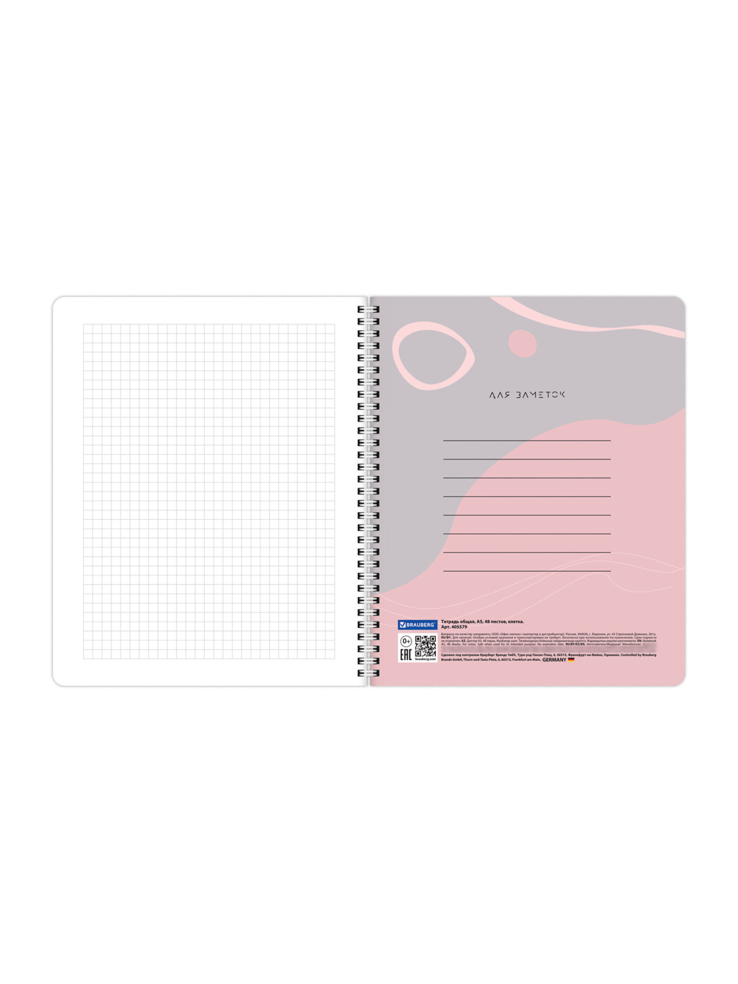 Тетрадь Brauberg клетка 48 лист. 4 шт. - фото 16