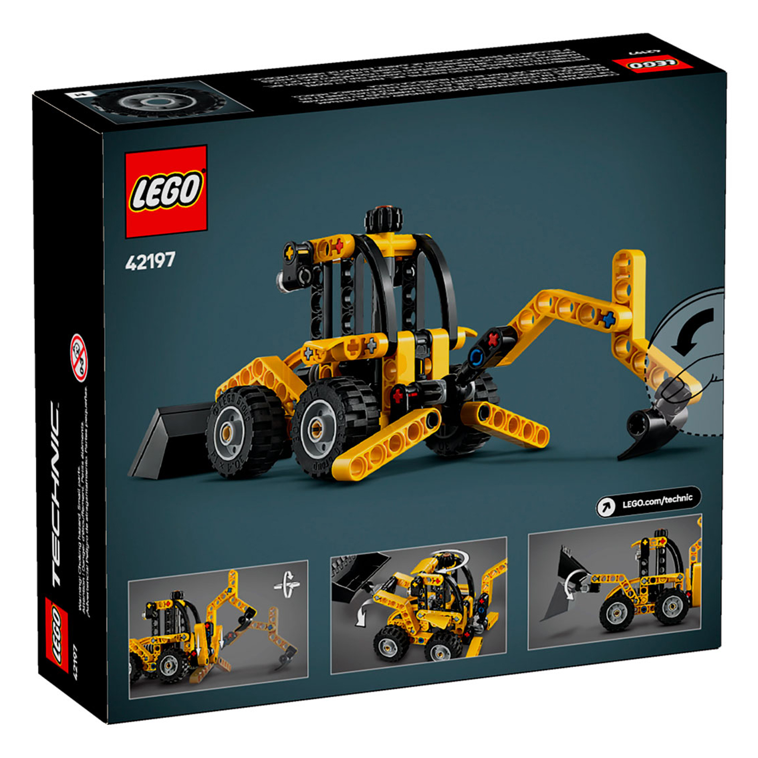 Конструктор LEGO Technic Backhoe Loader блочный - фото 2