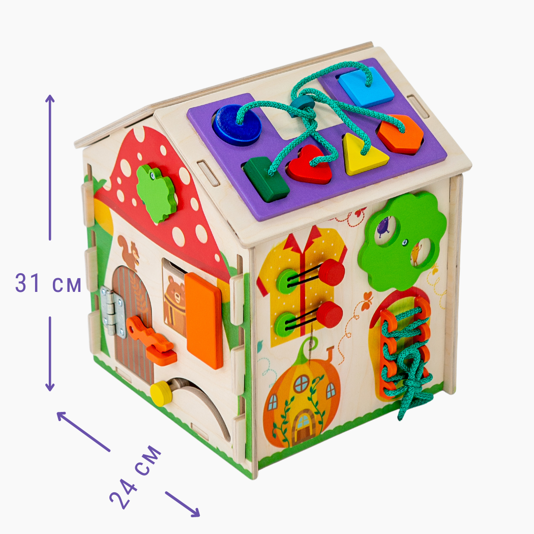 Игрушка Mag Wood бизиборд - фото 2