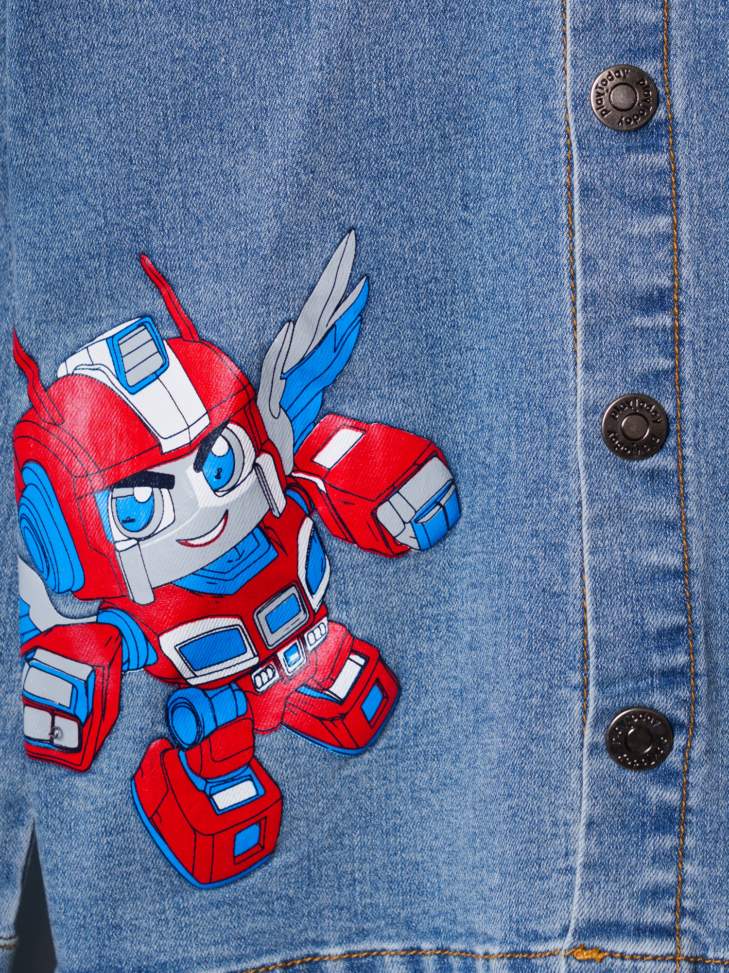 Куртка джинсовая PlayToday 12612003 - фото 10