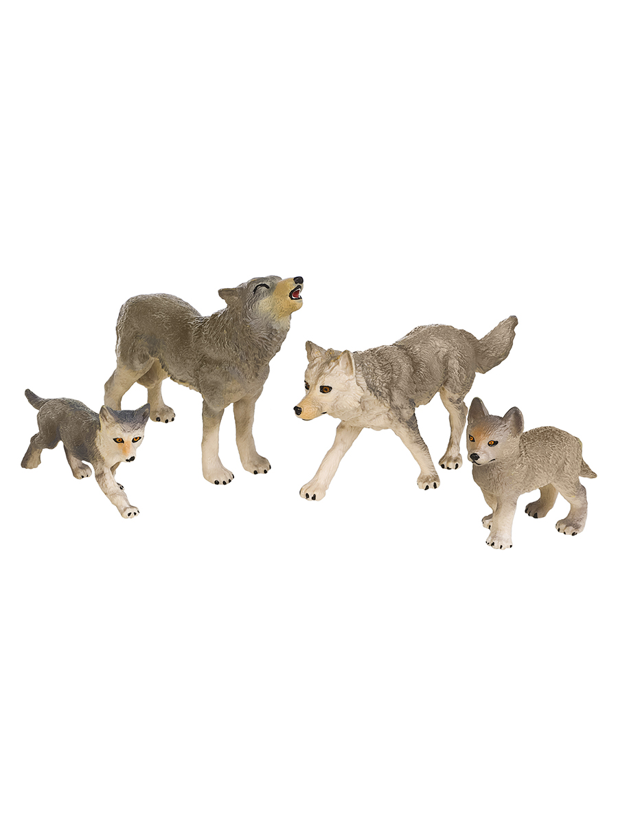 Игровой набор Masai Mara Семья серых волков - фото 2