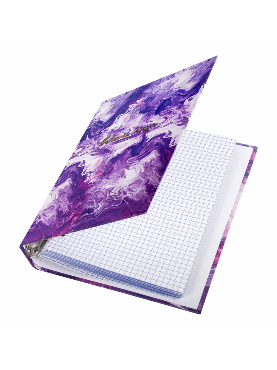 Тетрадь со сменным блоком Brauberg клетка 120 лист. - фото 5