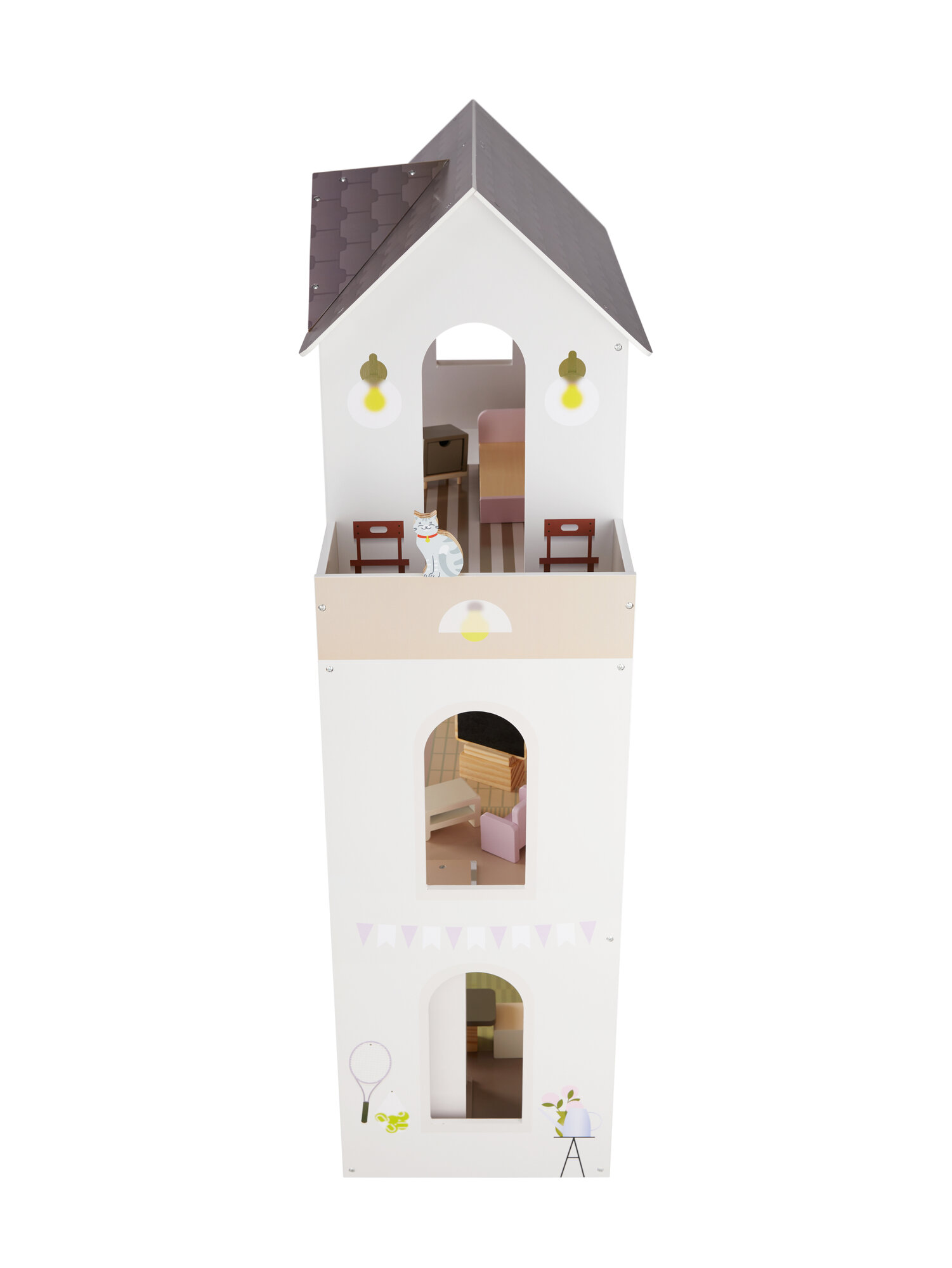Домик для кукол Junion 118 см с мебелью 905642.DH628-2 - фото 17