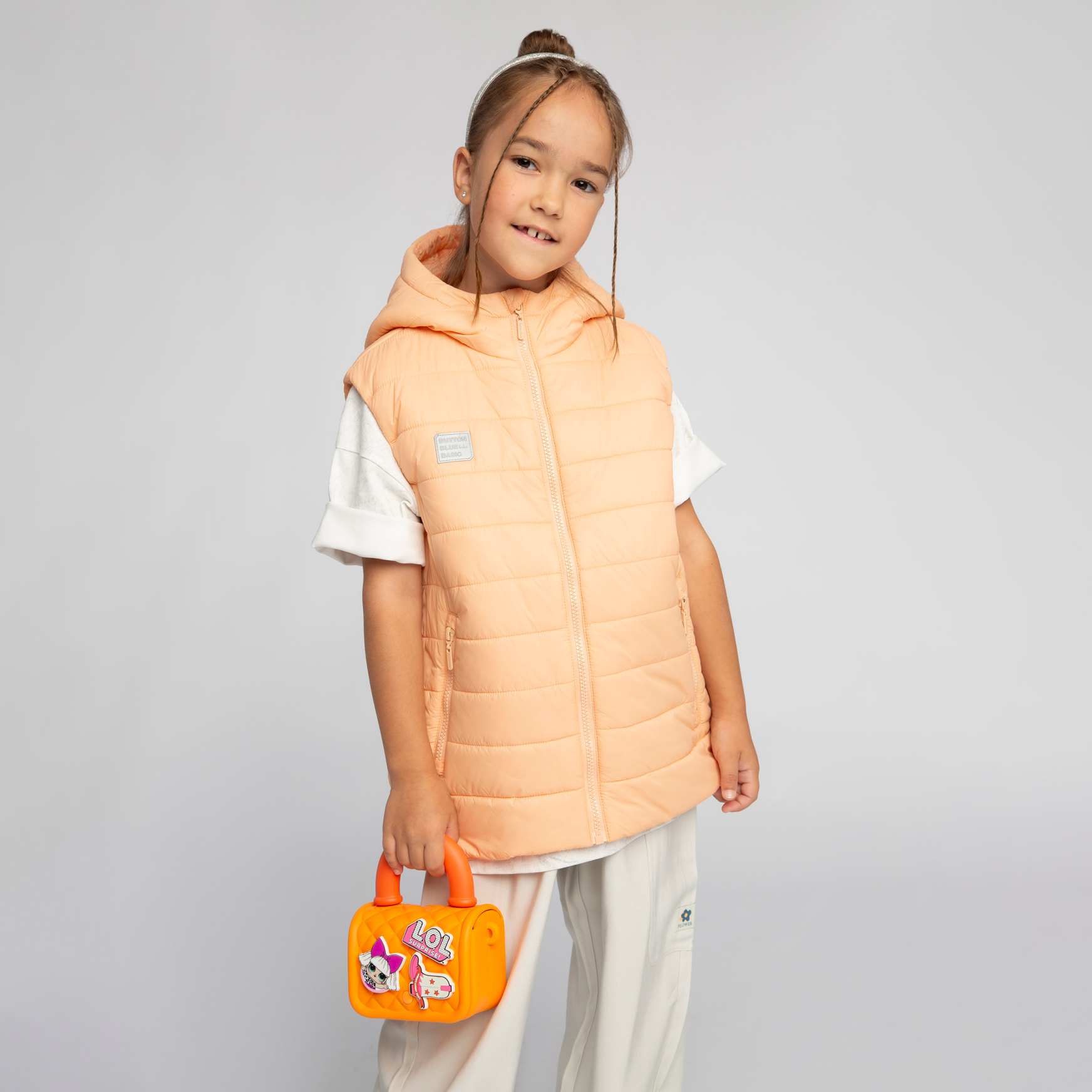 Сумка L.O.L. Surprise! оранжевая на кнопке+джиббитсы - фото 11