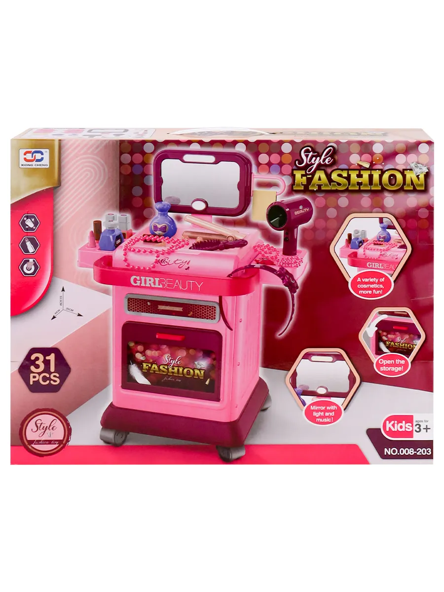 Игрушка Рыжий кот туалетный столик для макияжа - фото 5