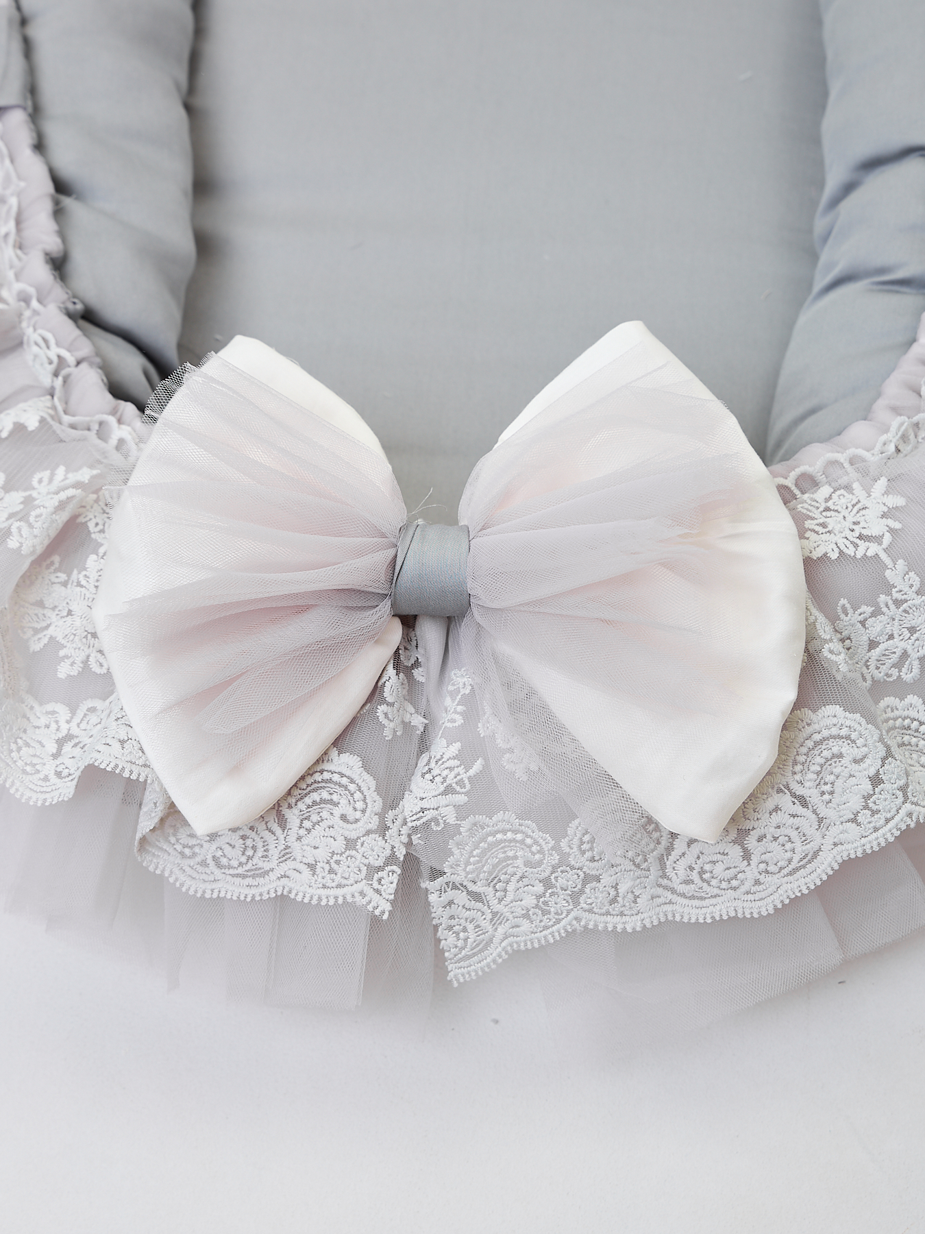 Конверт пеленальный (кокон) ТОСЯ БОСЯ серый - фото 4