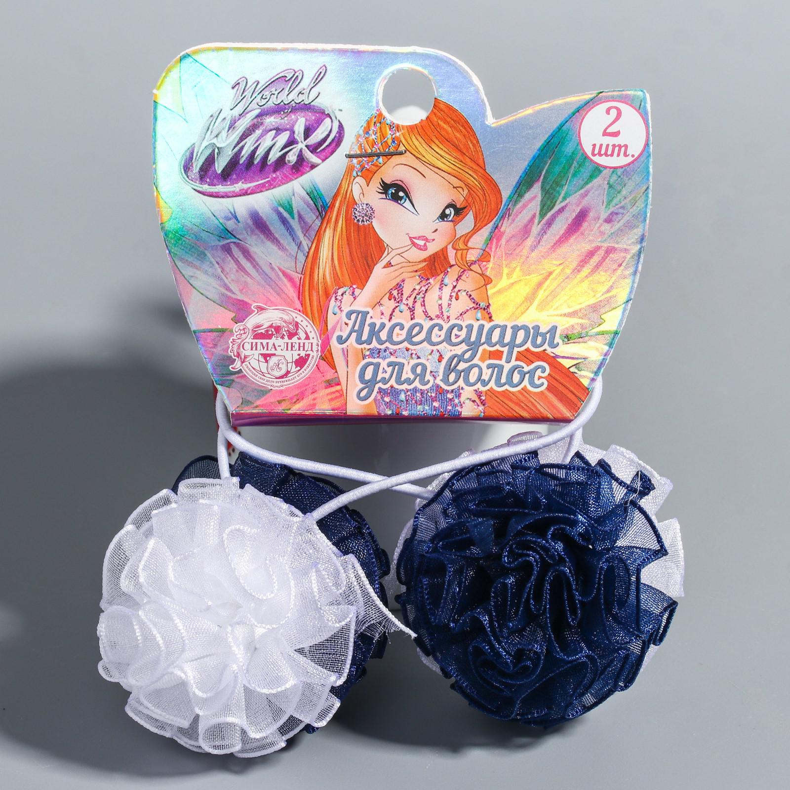 Бант для волос WINX с синими элементами 5 сантиметров 2 шт Winx 4665785 - фото 1