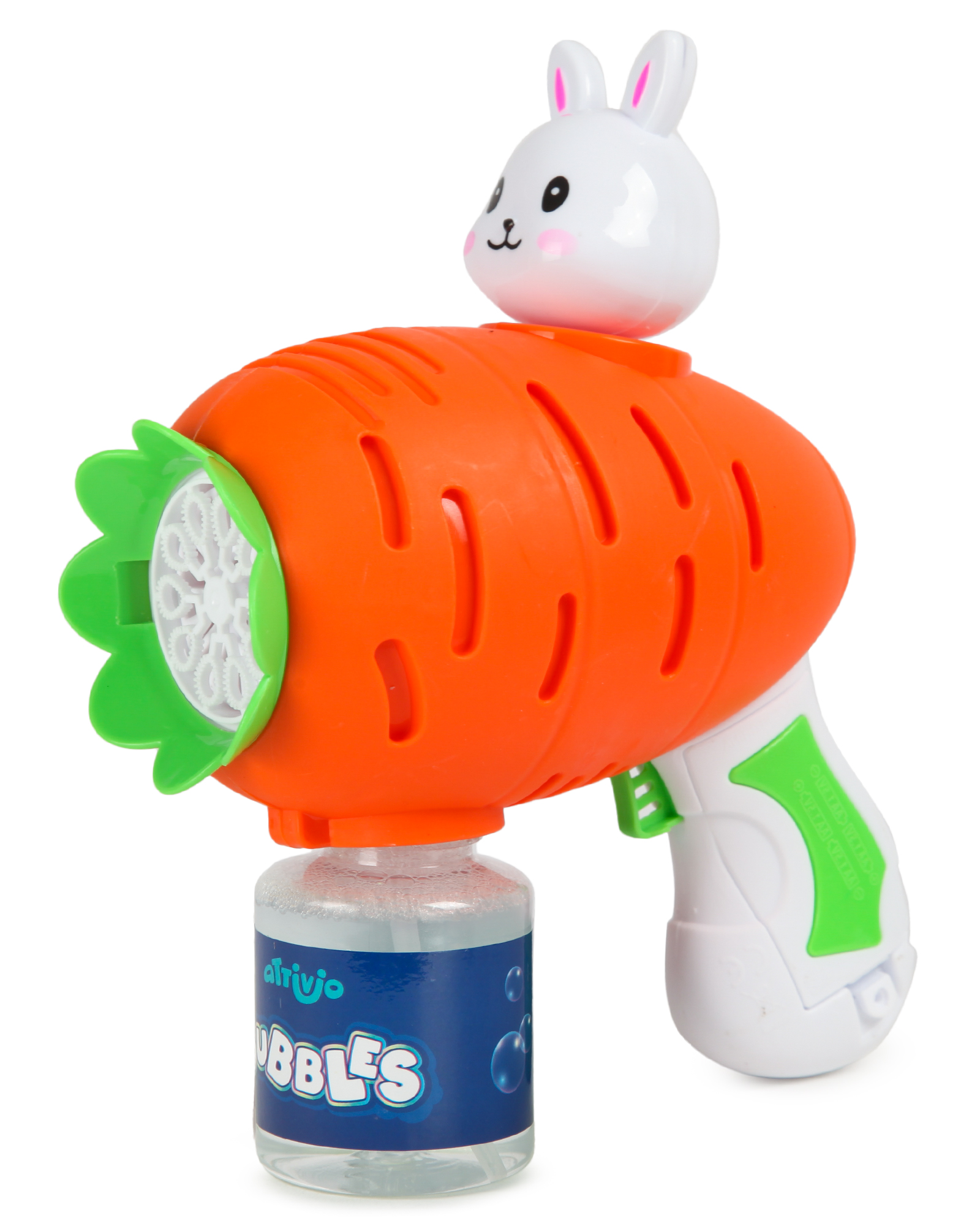 Изображение товара Attivio Зайка-пузыряйка - бластер с пузырями и подсветкой