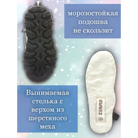 Ботинки Зебра