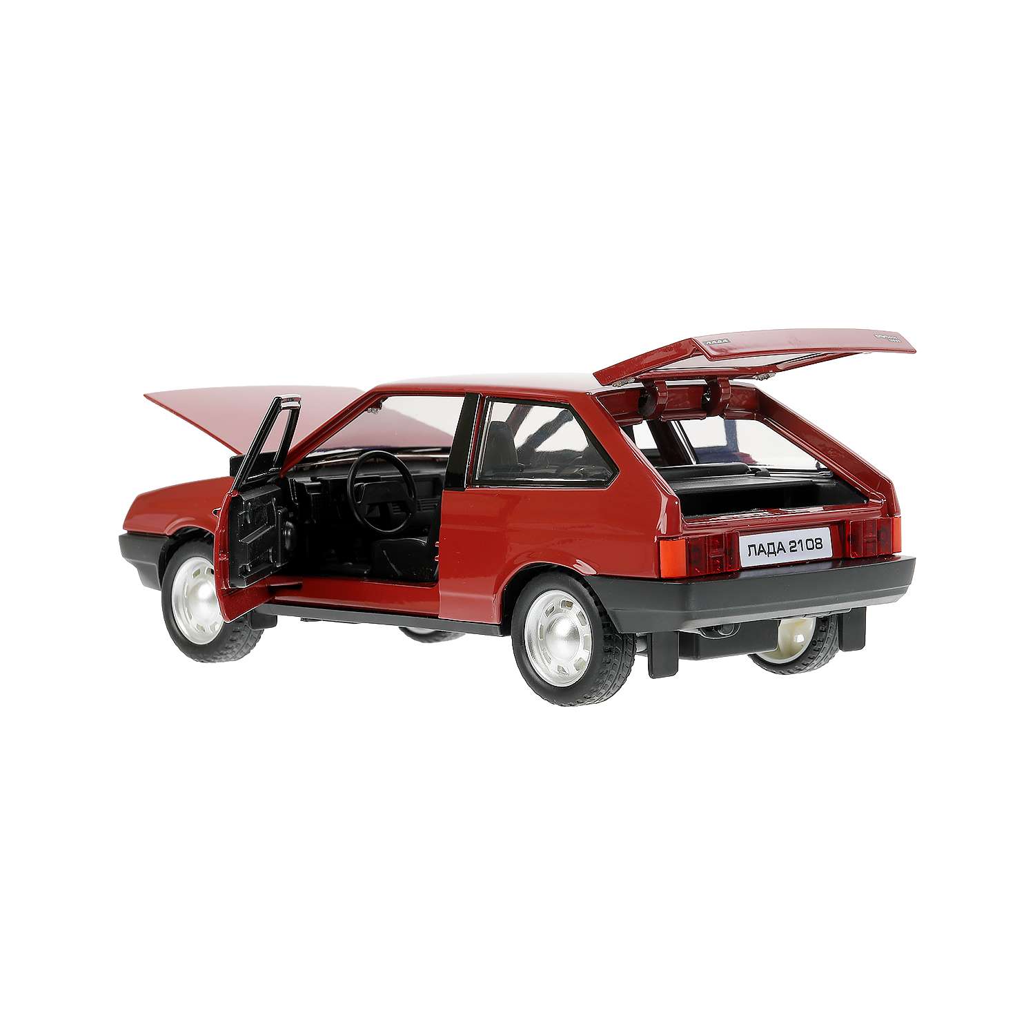 Автомобиль Технопарк LADA Ваз 1:24 красный 385720 - фото 7
