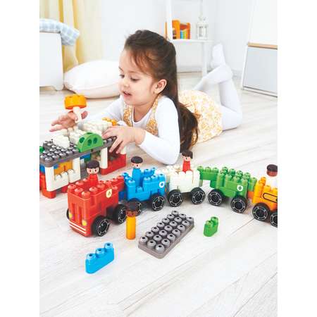 Конструктор Hape Городской транспорт 130 дет.