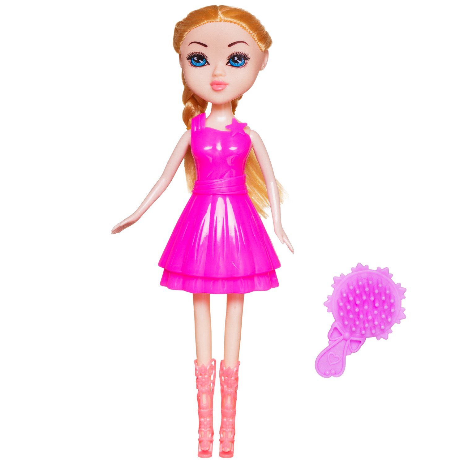 Кукла модельная Abtoys Brilliance Fair высота 18 см PT-01834/ярко-розовое - фото 3