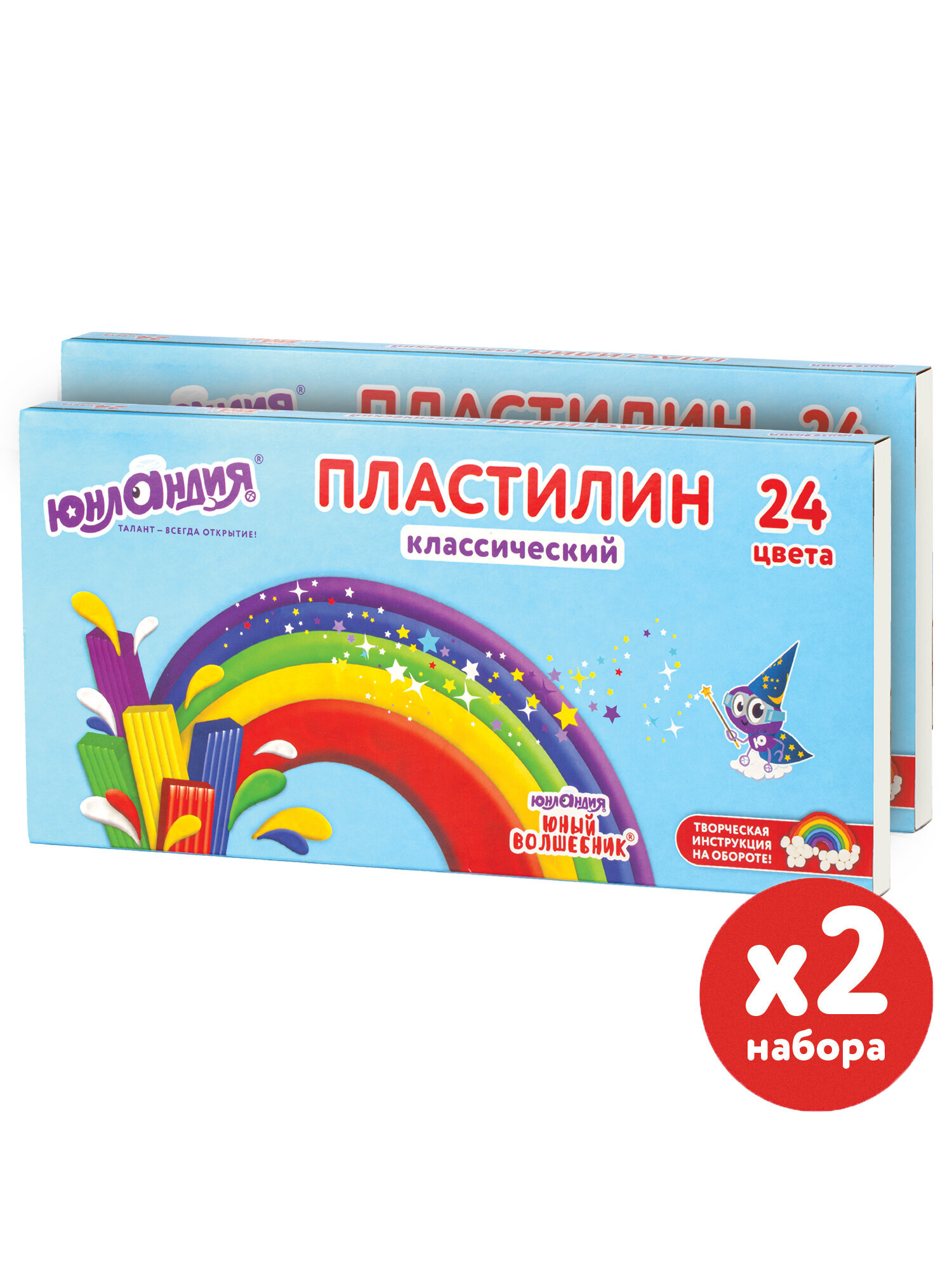 Пластилин Юнландия 24 цв. - фото 2