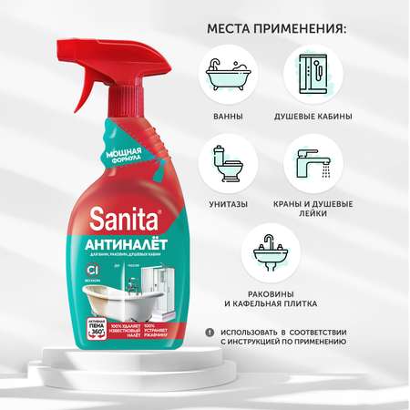 Средство антиналет Sanita и антиржавчина 500 мл