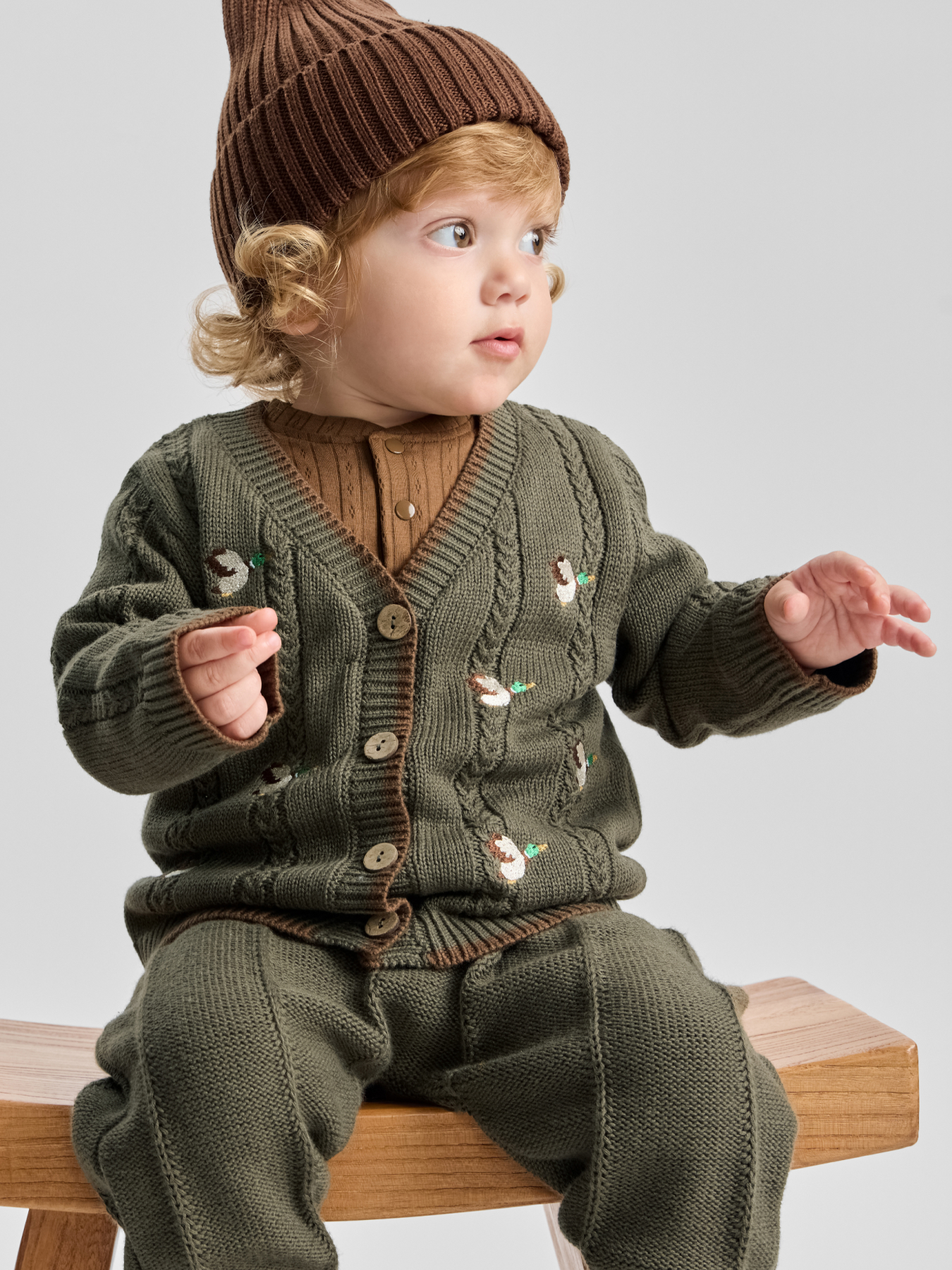 Кардиган Happy Baby 88348_dark-green - фото 1