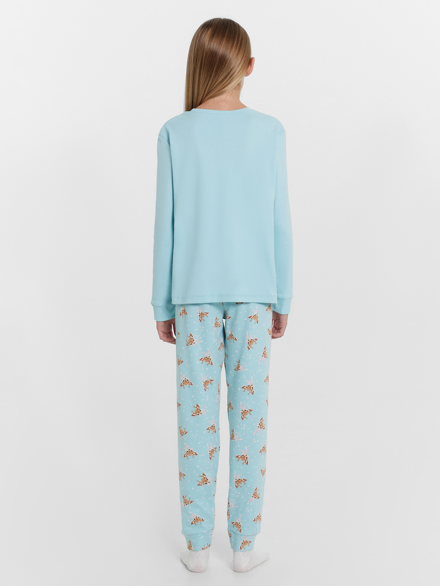 Пижама Mark Formelle (Марк Формэль) 567743/тихая вода +оленята с бантиками - фото 3