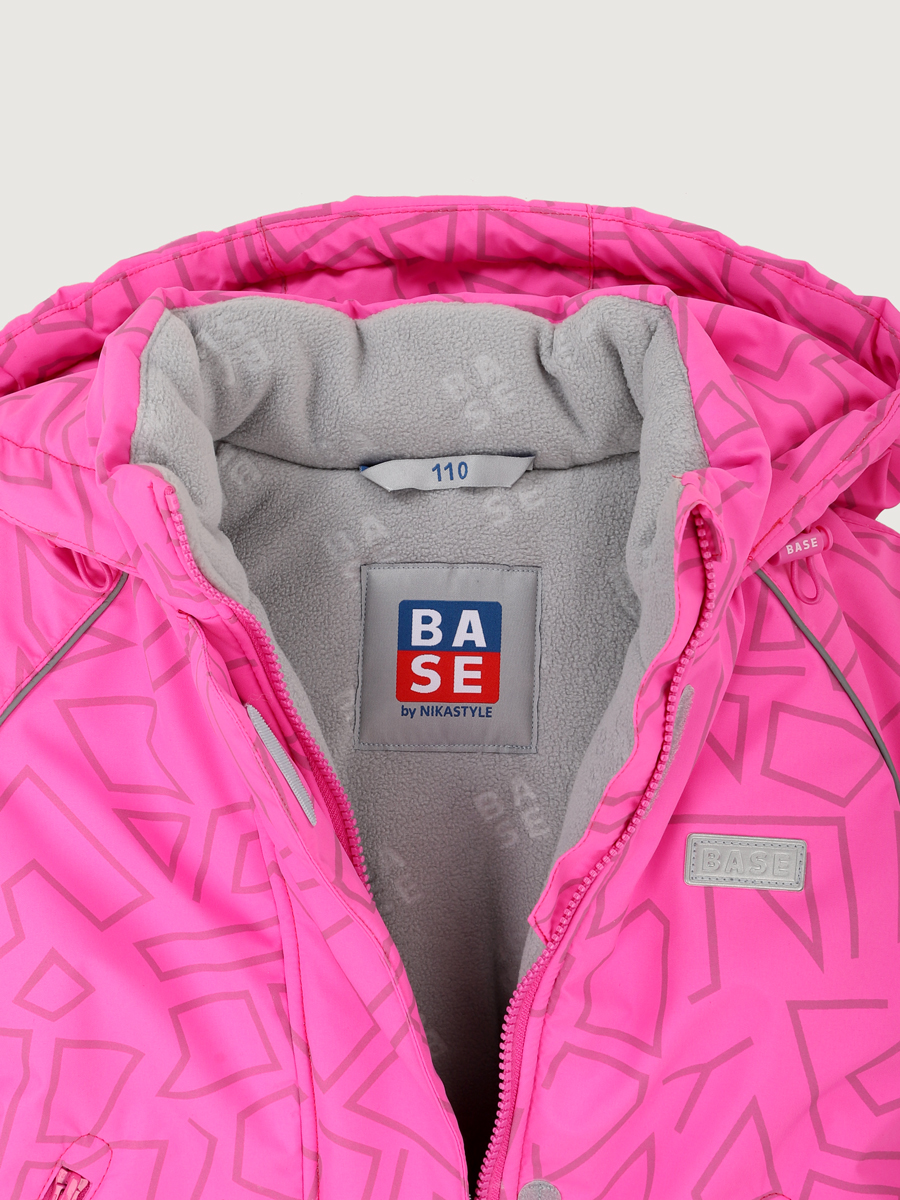 Куртка и полукомбинезон BASE by NIKASTYLE б7з10825 фуксия/черный - фото 17