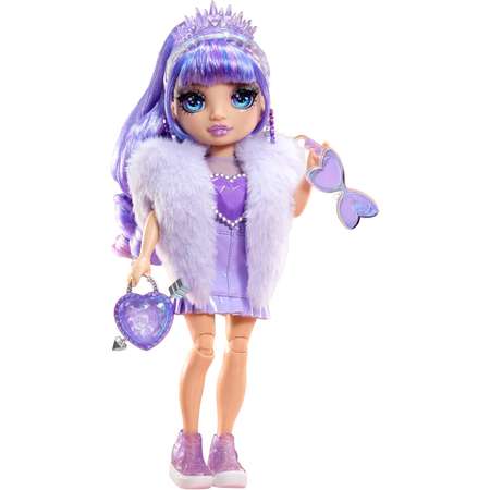 Кукла модельная Rainbow High Creative Crystals Violet