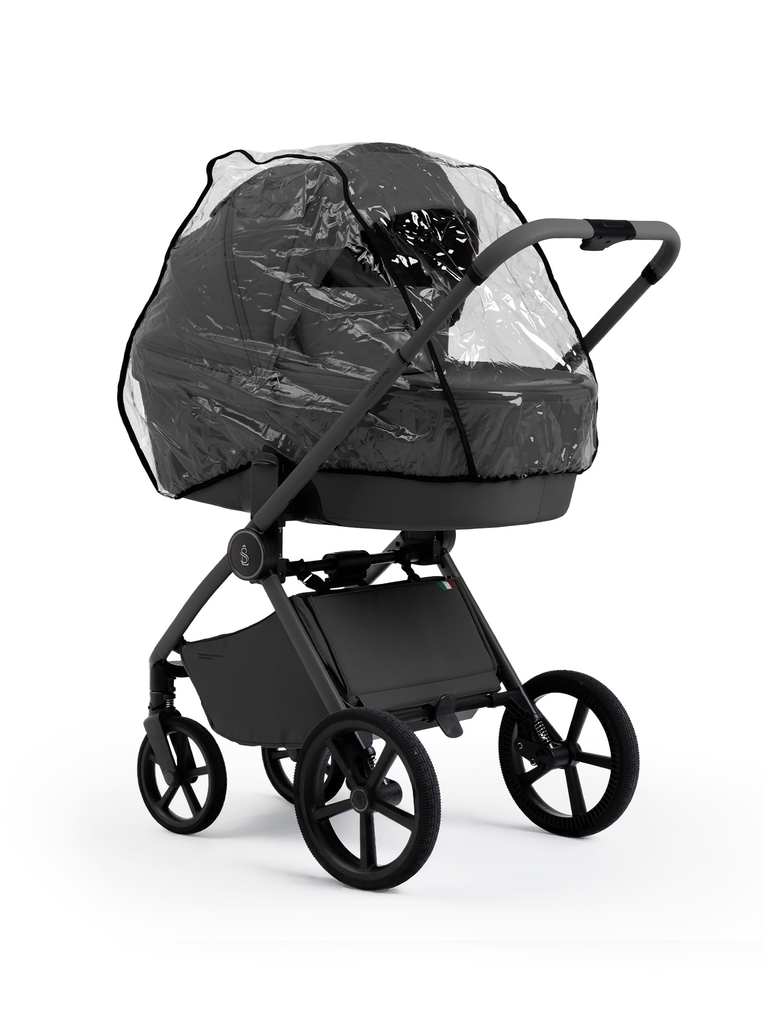 Коляска 2в1 Sweet Baby Elegante Pro Dark Grey серый - фото 17