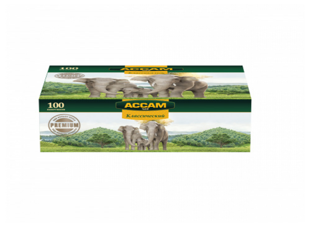 Чай листовой Ассам черный индийский гранулированный Ассам Классический Premium 100 пакетиков - фото 2
