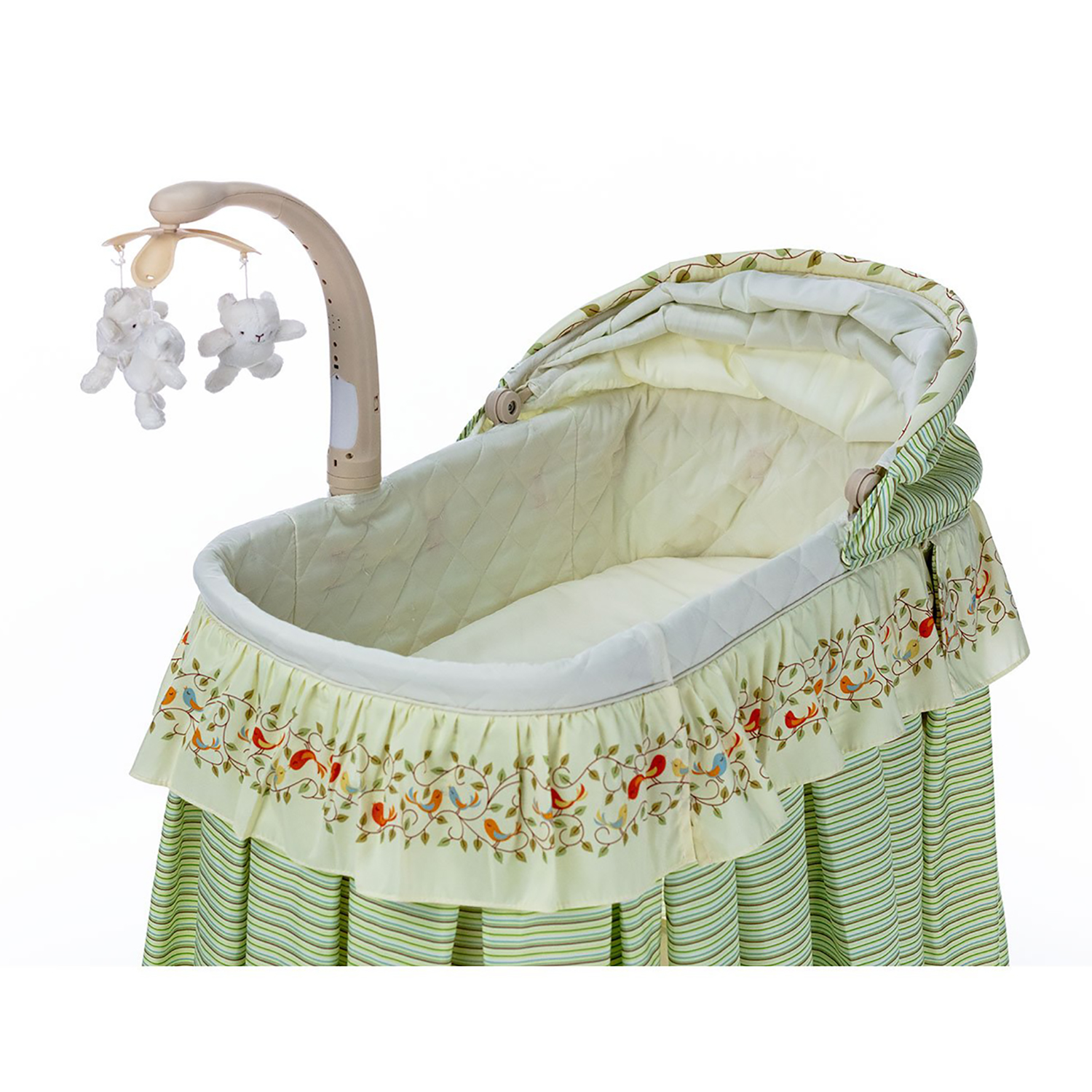Колыбель 3в1 SIMPLICITY 3070 Little Birds Оливковый - фото 10