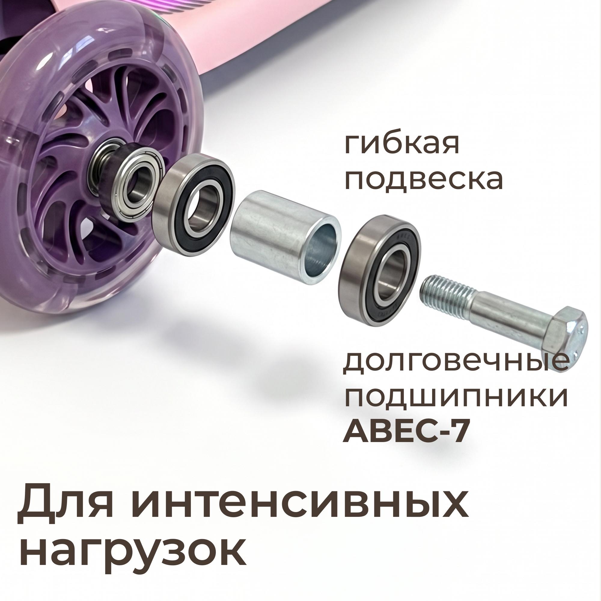 Самокат UNIX Kids трехколесный - фото 10